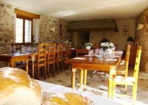 salle à manger ferme Auberge Blesle